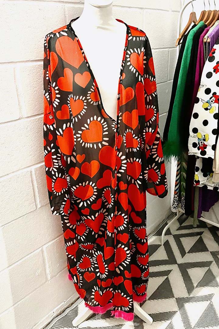 Kaftan Ágata flecos