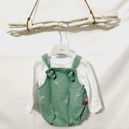 Peto jirafas verde agua